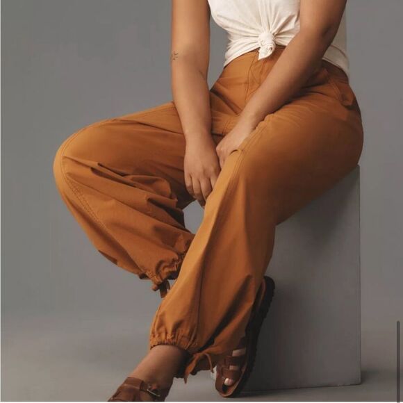 Anthropologie pilcro orange tactical utility pants nwt - Picture 4 of 14